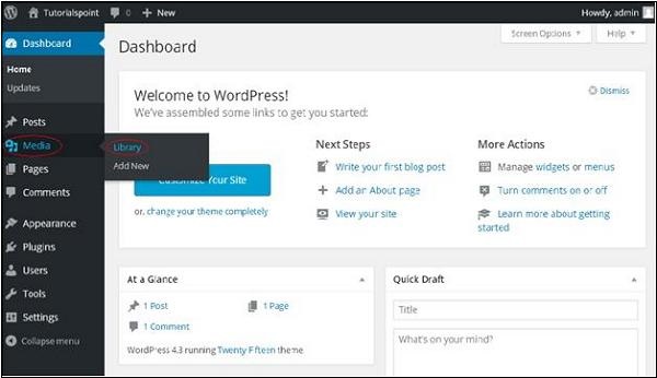 wordpress教程之 WordPress 媒体库 wordpress教程之 WordPress 媒体库